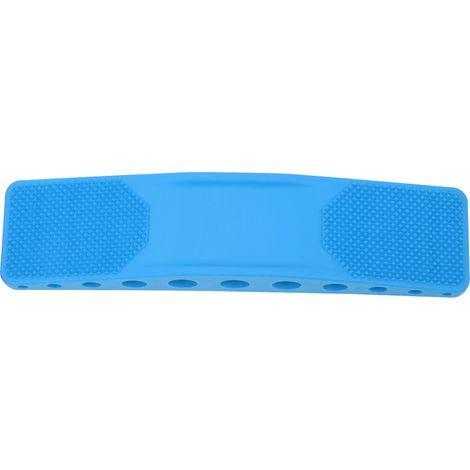 Brosse de pansage pour chevaux 6 en 1 multifonction : démêlage, massage, soin du pelage, retrait des poils morts, beauté, couleur bleue (1/5)