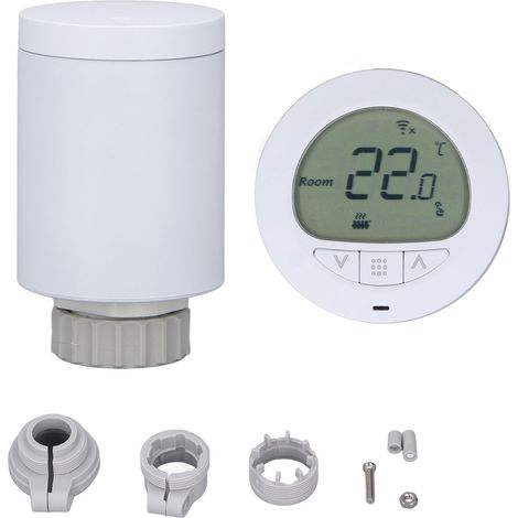 Vanne thermostatique intelligente radiateur WiFi APP contrôle LED programmateur température maison (1/5)