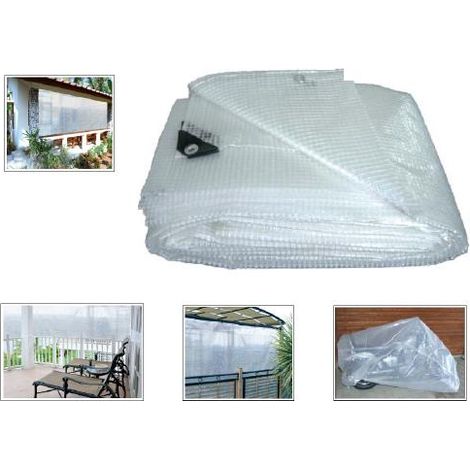 TELO RETINATO MULTIUSO IN PVC CON OCCHIELLI MT. 4X3,5 (1/6)