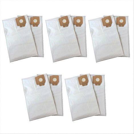 Lot de 10 sacs d'aspirateur compatibles avec les sacs filtrants (1/5)