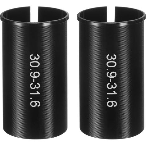 2pcs Réducteur Alliage Vélo Tige De Selle 30.9mm à 31.6mm Longueur 60mm Manchon Réduction Bicyclette Aluminium Adaptateur Tube Tige De Selle pour Mountain Bike Road Bike (1/5)