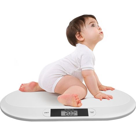 Pèse-bébé électronique 20 kg / 44 LBS Balance numérique pour animaux avec écran LCD