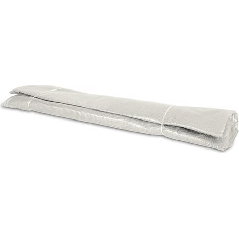 Bâche pour serre tunnel de jardin "Mimosa" - 12 m² - 180g - Blanc