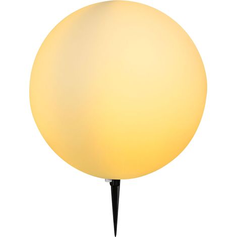 Globo - lampadaire - Toula - blanc - plastique - Ø 40cm - E27 -