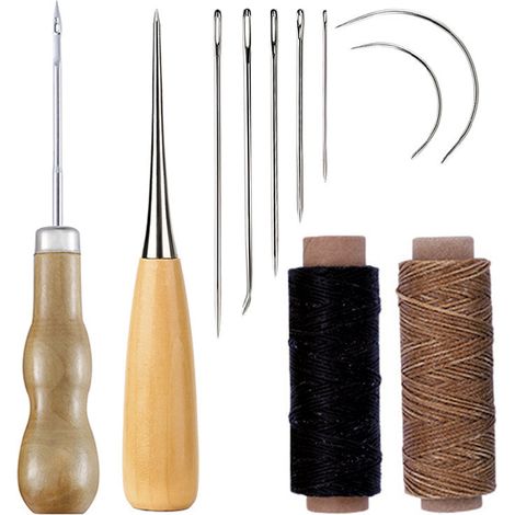 Lederwerkzeuge, handgefertigte Lederwaren, Bastelwerkzeuge, DIY-Lederwerkzeugsets, Werkzeuge zur Herstellung von Ledertaschen