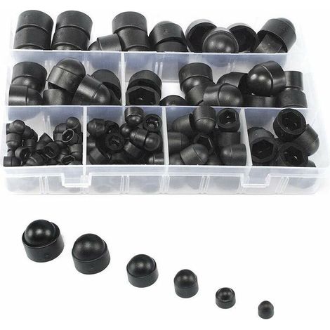 Lot de 145 cache-écrous hexagonaux en plastique M4-M12 T-Audace (1/5)