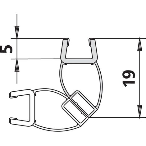 Kermi 6025701 1236 1x Magnetleiste