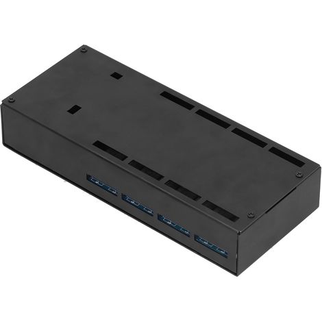 Boîtier de relais avec port RJ45, châssis d'amplificateur de puissance 16 canaux, accessoires informatiques (1/5)