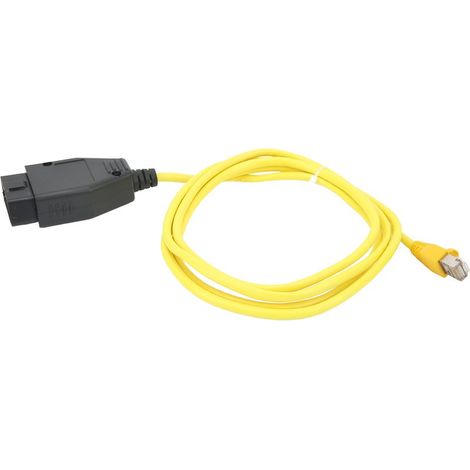 Cable de interfaz Ethernet a OBD2 para módulos de línea de datos ESYS ENET, que oculta la herramienta de diagnóstico de programación para las series 1, 3, 5, 7 y F. (1/5)