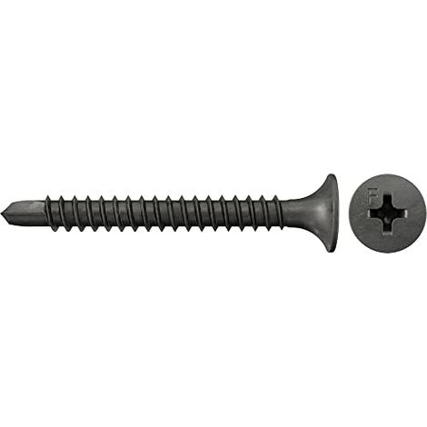 Fischer 500x vite rapida 3,5 x 55 testa a tromba fosfatata filettatura fine impronta a croce PH - 665077