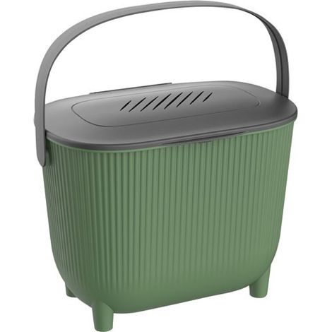 Bidone per compostaggio 10 L Verde Cactus - Eda