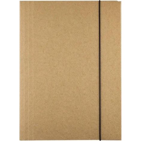 Carpeta con banda elástica A4 GR-442E natural (10 unidades)