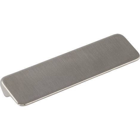 Pamar Griff Maches LA, Möbelgriff Schrankgriff Türgriff, Edelstahl Effekt, Zinkdruckguss, Breite 106 mm, Lochabstand 32/64/96 mm, langlebig, ohne Schrauben