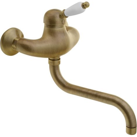 Sapho Kirké - Mitigeur de lavabo White, bronze KI15BB