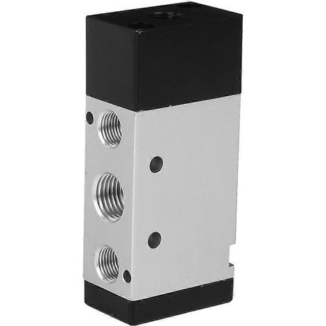 2-Positionen 5-Wege-Pneumatik-Steuerventil Luftventil Aluminiumlegierung Mechanisches Zubehör 4A110-06 G1/8