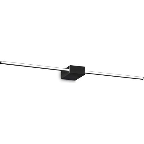 Ideal Lux THEO Integrierte LED-Wandleuchte mit 2 Lichtern, Schwarz, 900 lm, 3000 K (1/2)