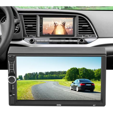 Autoradio MP5 multimédia 7 pouces avec écran numérique A7, Bluetooth et alimentation 12 V (1/5)