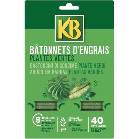 Kb Concime Bastoncini Fertilizzanti Piante Verdi Pz. 40