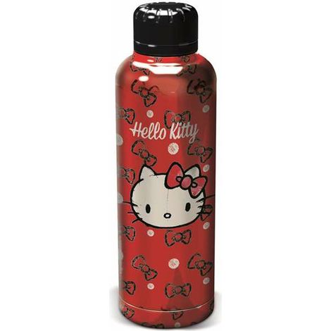 Bouteille de bouteille d'eau thermale réutilisable de acier inoxydable doublement isolée de 515 ml de Hello Kitty