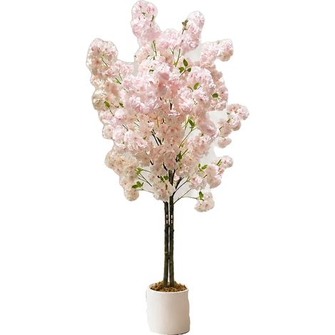 Cerezo artificial, aspecto realista, diseño que no requiere mantenimiento, 150 cm. (1/2)