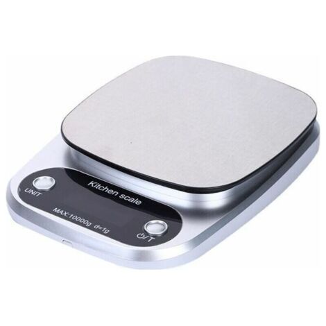BUNTHAUS Balance électronique alimentaire en acier inoxydable pour cuisine (10kg/1g) (1/5)