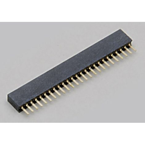 TRU COMPONENTS Buchsenleiste (Standard) Anzahl Reihen: 1 Polzahl je Reihe: 2 TC-2506267 1 St.