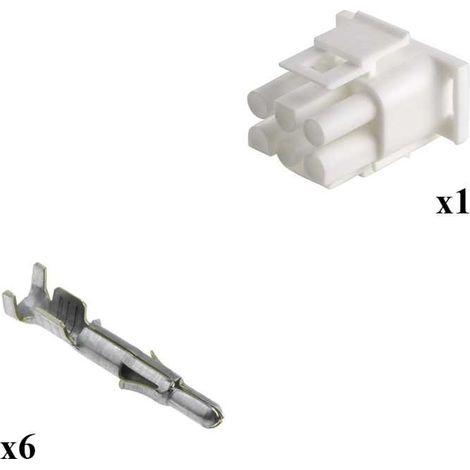 Kit Connecteur Mate n lok Mâle avec born Mâle 3x2 Voies