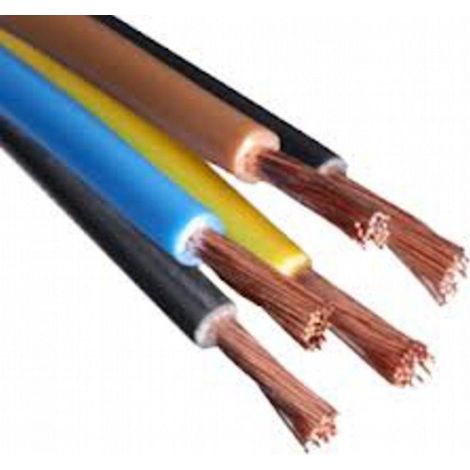 FPLUS hilo flexible 2.5 mm. gris x100 mts. , Conductor electrico flexible de 2,5mm de sección.
Aislamientos y cubiertas de gran calidad.
Reducida emisión de halógenos. UNE EN 5026