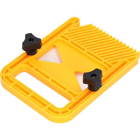 Guide de refente plastique rallongé pour scie à table, protection sûre, accessoire de menuiserie (1/5)