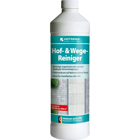 Nettoyant terrasse, nettoyant allée, nettoyant sol extérieur, nettoyant concentré extérieur 1 litre (1/5)