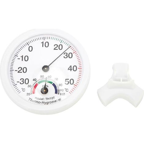 Hochpräzises Temperatur- und Feuchtigkeitsmessgerät für den Innenbereich (Thermometer/Hygrometer) TH108 (1/4)