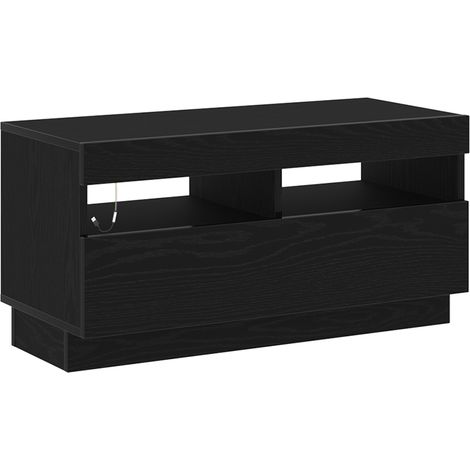 Meuble TV，Banc TV，Armoire TV Noir 80 x 35 x 40 cm Bois d'ingénierie CFW561156 (1/5)