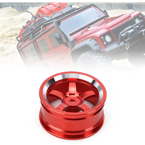 4 Jantes Alliage 1/10 pour Voiture Télécommandée HSP 94123, Roues RC Dérive (1/4)