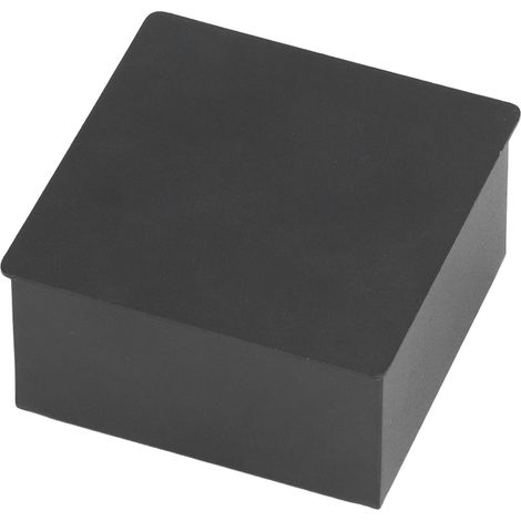 Applique Murale Rétro Design Carré 3W Noir - Éclairage LED Unilatéral pour Hôtel, AC85-265V, Lumière Chaude (1/5)
