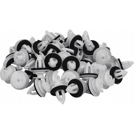 Clips De Fixation De Voiture 60pcs, Clips De Garniture De Porte Universels, Garniture De Pare-Chocs, Rivets En Plastique Avec Coussinets En Mousse, Adaptés à Diverses Voitures (1/5)