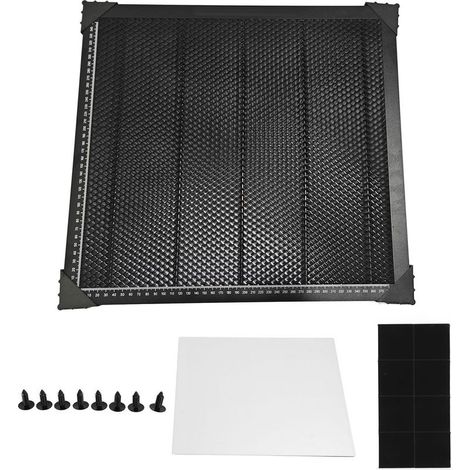 Plate-forme de panneau de travail de ruche de lit de Laser de ruche avec la plaque en aluminium légère pour le graveur de coupeur de Laser 430X400mm (1/5)
