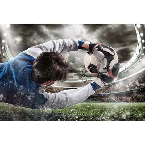 Papier peint panoramique Football - Joueur de Foot - 325 cm x 217 cm (1/2)