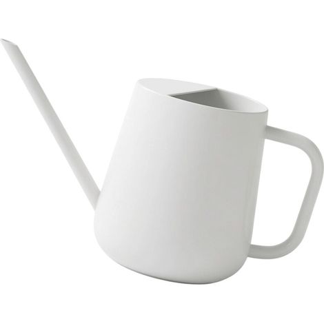 Annaffiatoio piccolo per piante da interno, annaffiatoio lungo e bianco