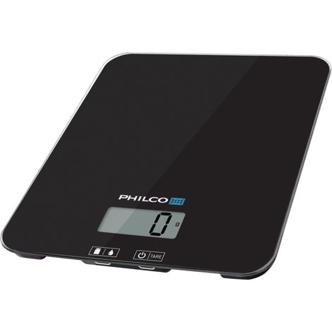 Philco PHKS 4511 bilancia da cucina nera precisa 8 kg