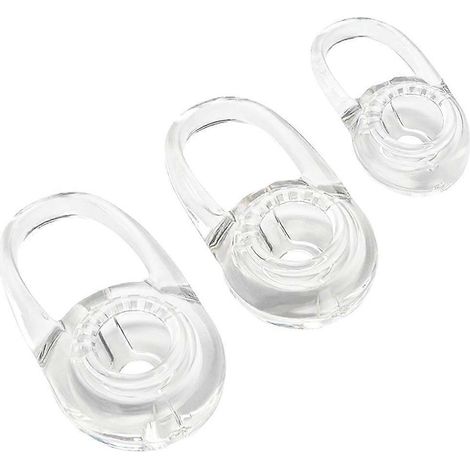 Bouchons d'oreilles élastiques antibruit avec crochets d'oreille pour Plantronics Marque M155/2M165-3- (1/5)