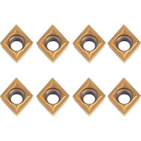 CCMT09t304 Carbide Insert CCMT32.5 Pack of 10 Hard Metal CNC Milling Cutters for Lathe Tool (1/4)