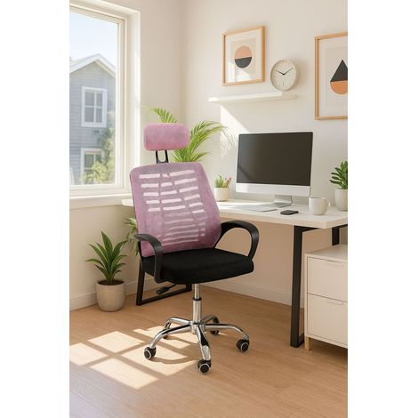 Sillas de escritorio - Silla Kontor - Rosa claro (1/5)