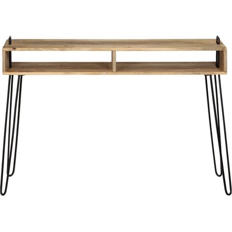 Maison Exclusive - Tavolo Consolle in Legno Massello di Mango 115x35x76 cm