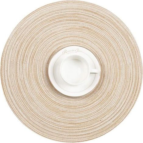 Lot de 4 embrasses magnétiques en coton tissé main, sans perçage, pour rideaux de salon, chambre ou hôtel. (1/5)