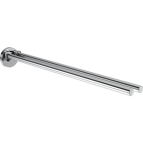 toallero emco round, 2 brazos, 400 mm, móvil, 435000141 (1/5)