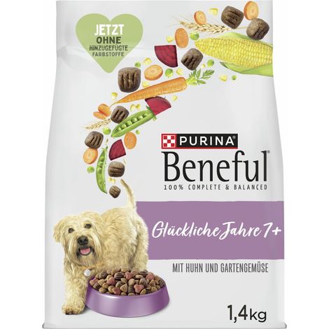Purina Beneful Hundetrockenfutter Senior 1,4 kg Huhn & Gemüse (1/3)