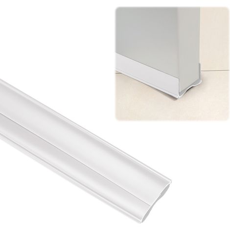 Arrêt-porte PVC Premium, Anti-bruit, Anti-insectes et Anti-vent - 96x5x3cm, Gris/Blanc/Brun/Bleu/Jaune, Lavable et Réutilisable (1 unité) (1/5)