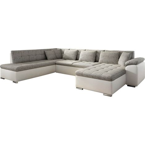 Sofá rinconero Comfivo 114, Derecha, Función de descanso, Almacenaje, 348x205x76cm, 0 (1/5)