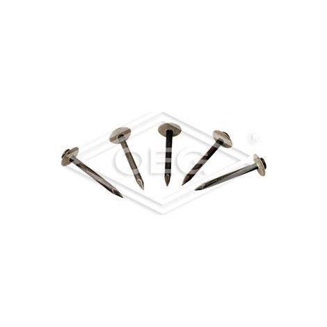 Clou en acier 16 mm x diamètre 2 mm (10 x 100 pièces) trempé