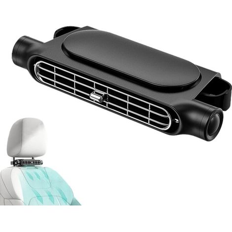 Ventilatore per seggiolino auto, ventilatore portatile USB per il raffreddamento del sedile auto, forte vento silenzioso per tutte le auto, Jeep, camper (1/4)